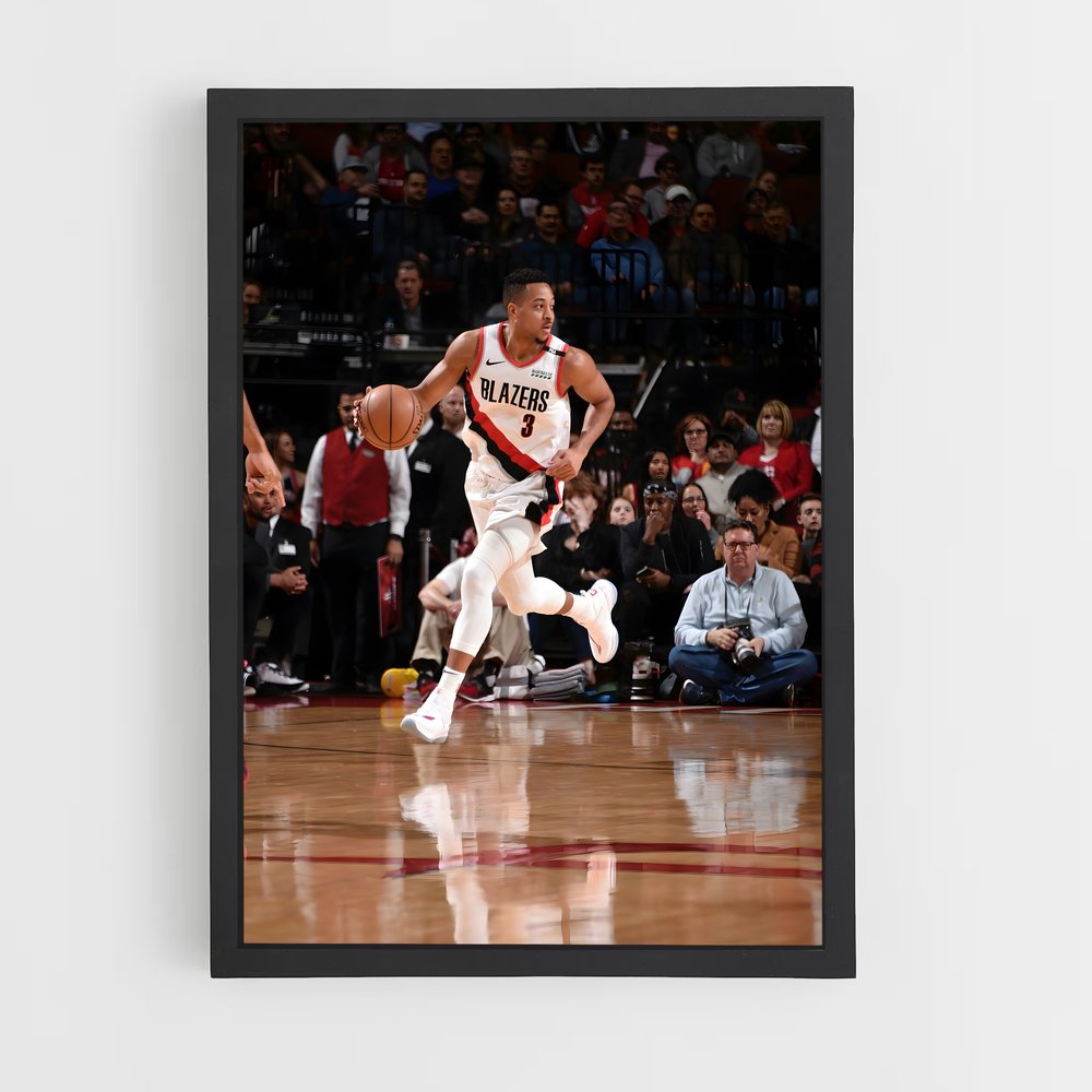 Poster Fast Break McCollum – affiche Basketball (vue 2)